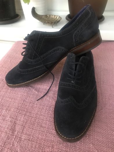 Pantofi din piele barbati bluemarin
