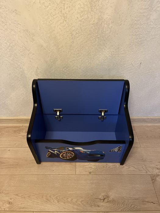 Băncuță cu spațiu de depozitare „Cars” – perfectă pentru copii