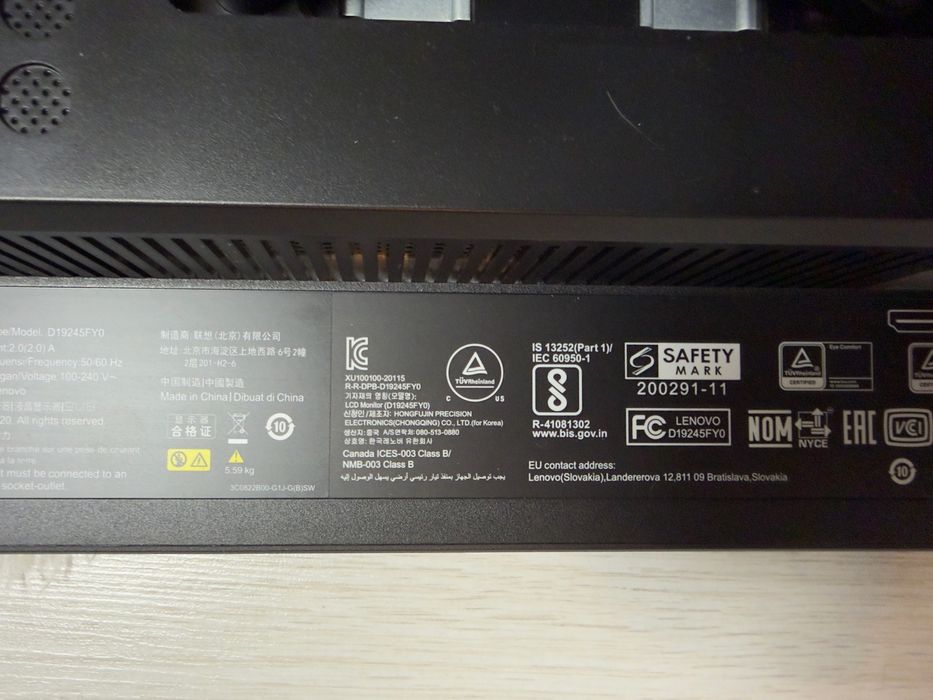 Monitor Lenovo Legion 24.5", 240Hz, Y25-25