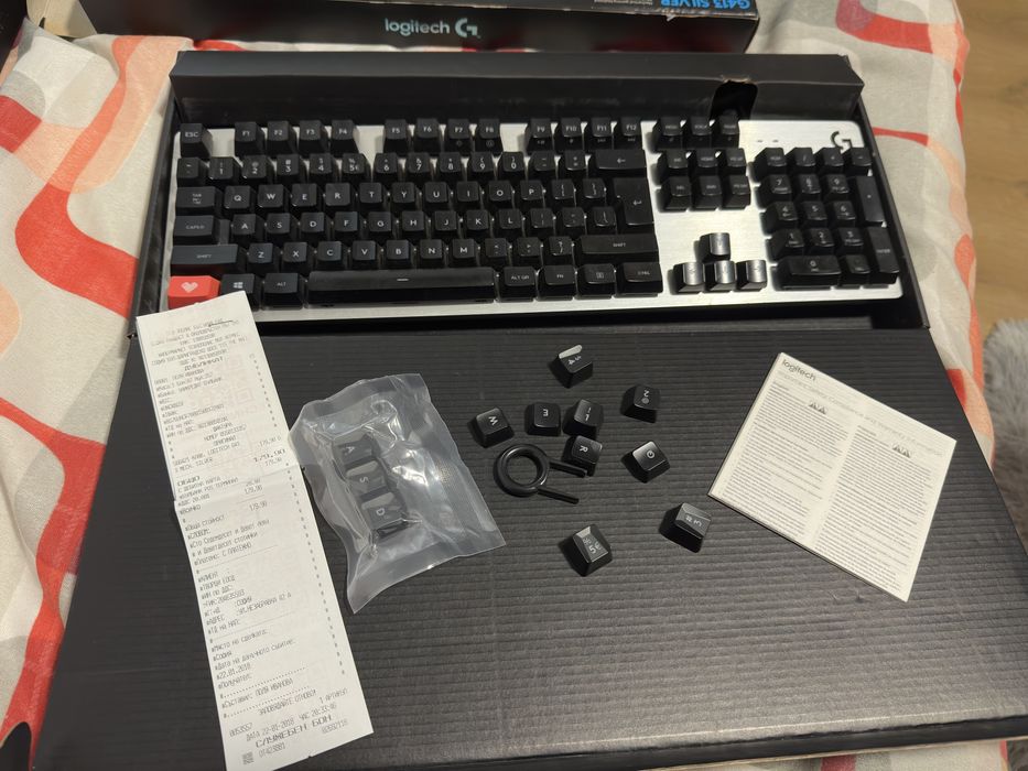 Logitech g413 Silver - клавиатура