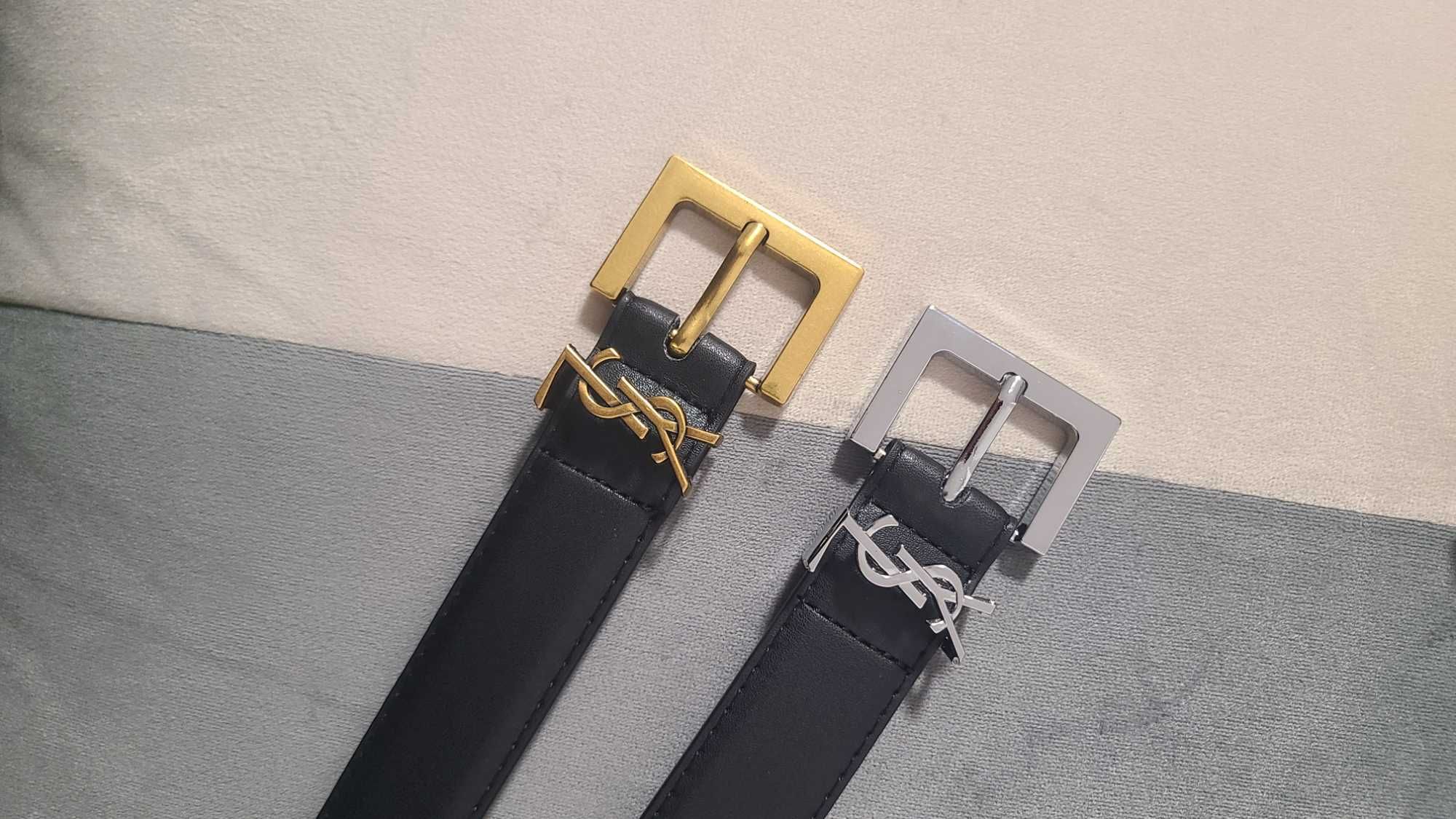 Дамски кожен колан тънък - YSl