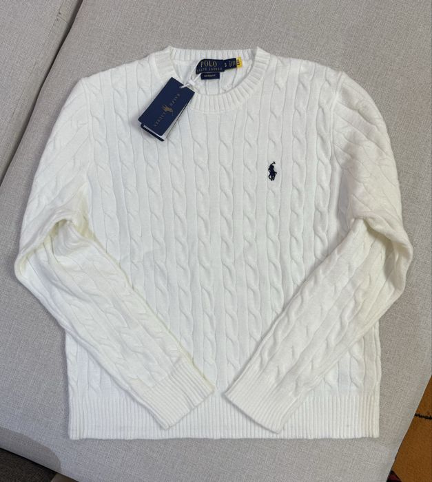 Pulover Polo Ralph Lauren - alb, marimea S