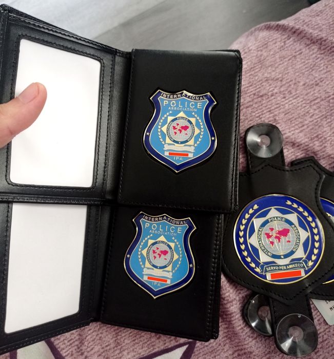 Portofel nou poliție plus insignă