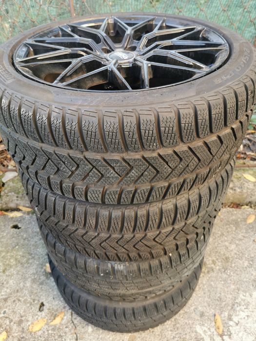 jante DOTZ (5x112) + anvelope iarna 245 40 R18 + senzori presiune