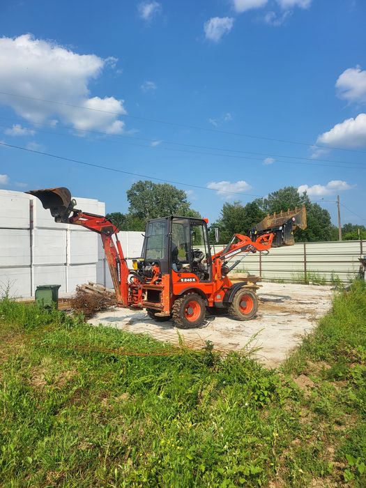 DE VÂNZARE Mini buldoescavator