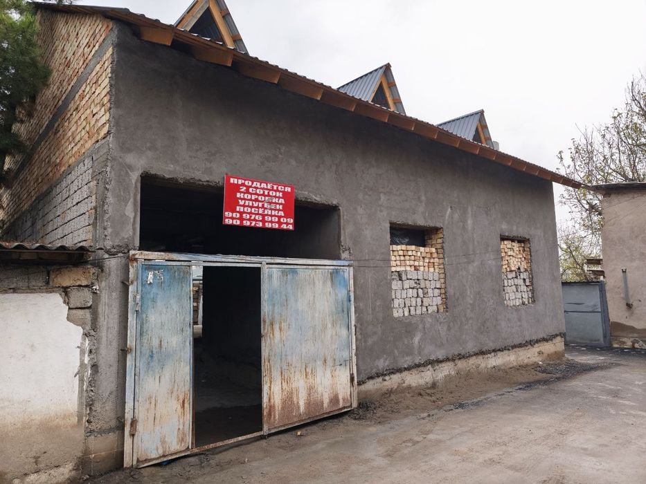 Кибрай Продается дом, коробка.  ресторан Бахор,  набережная, вин завод