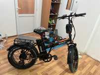 Bicicleta fat bike electrica pliabila