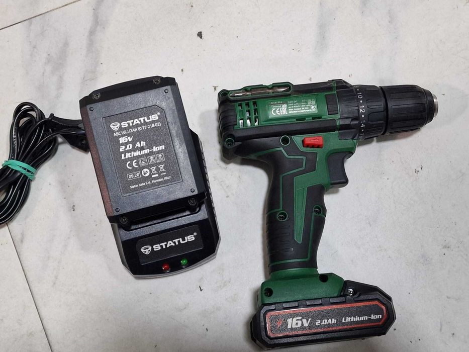Винтоверт STATUS C16-2Li, 27 Nm, 16 V, 2 Ah, с 2 батерии, зарядно