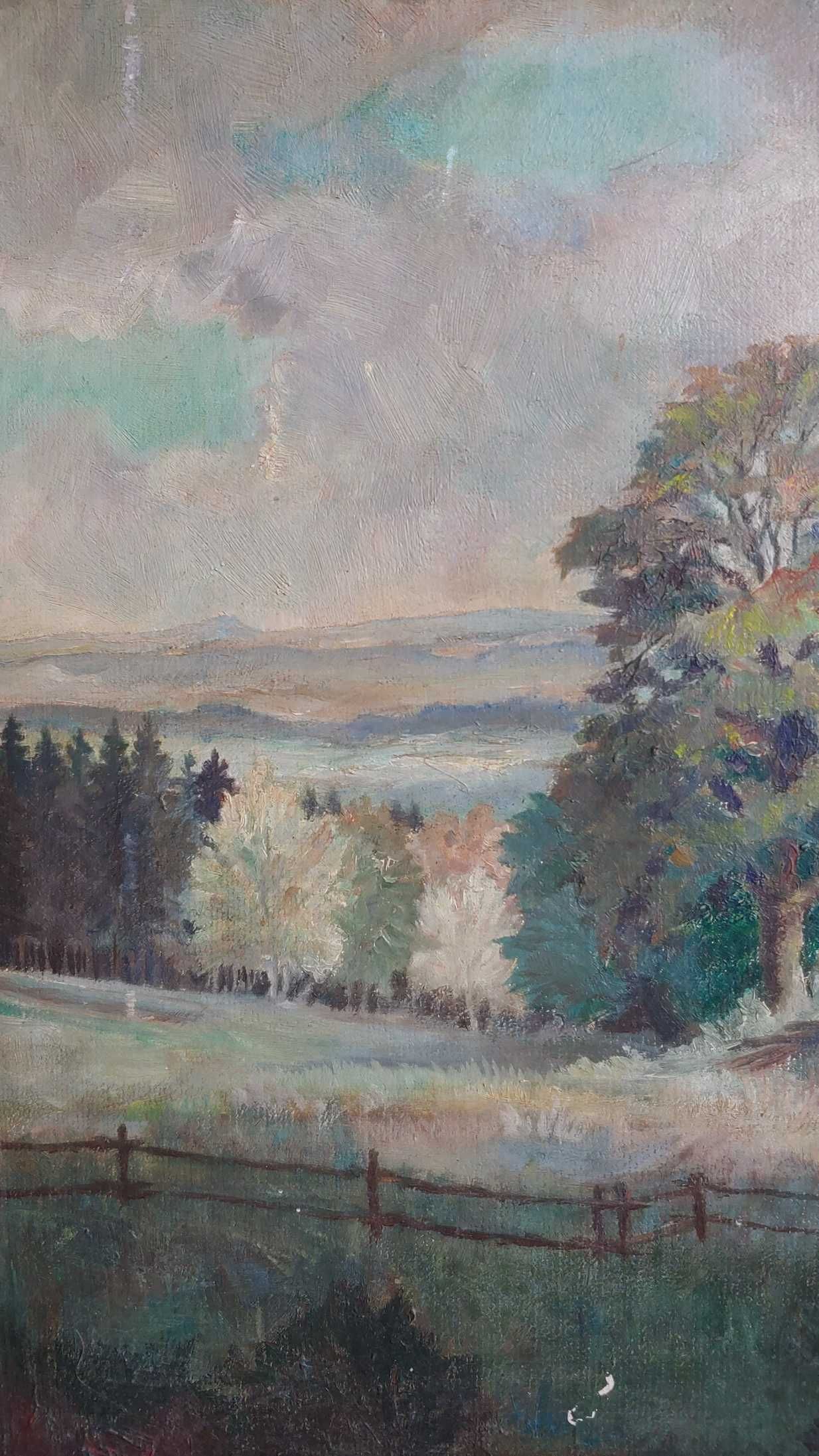 Пейзаж на известния художник, 1946 г., оригинал