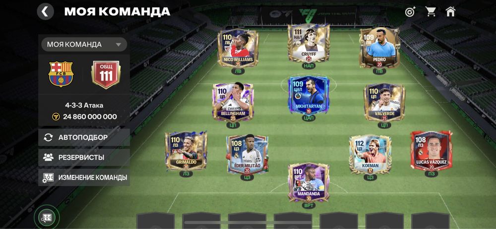 Продается аккаунт Fc mobile
