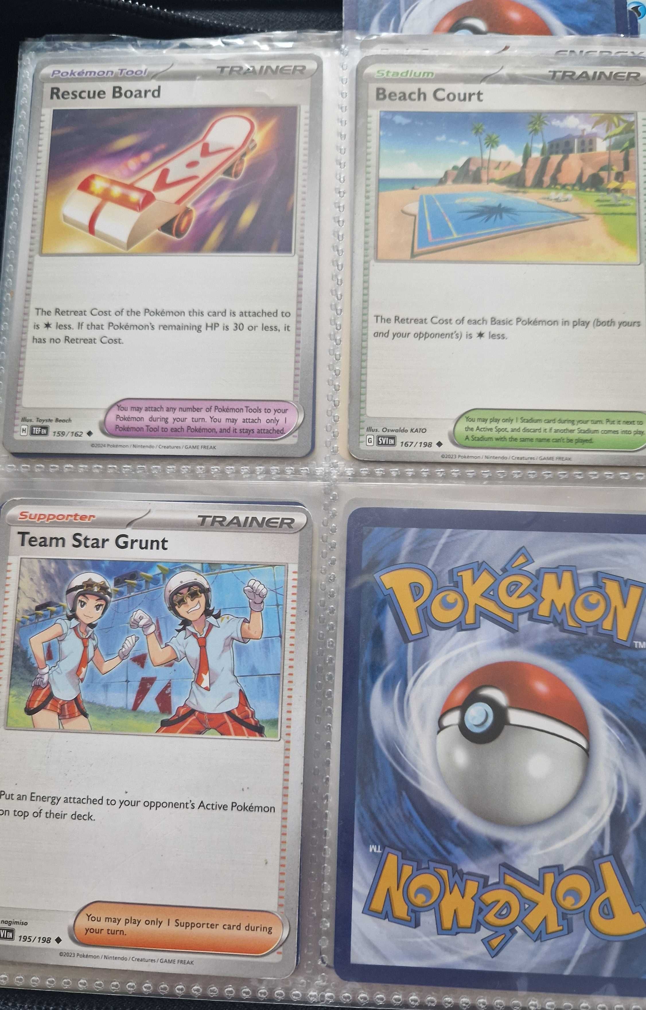 Schimb  cartonase de Pokemon
