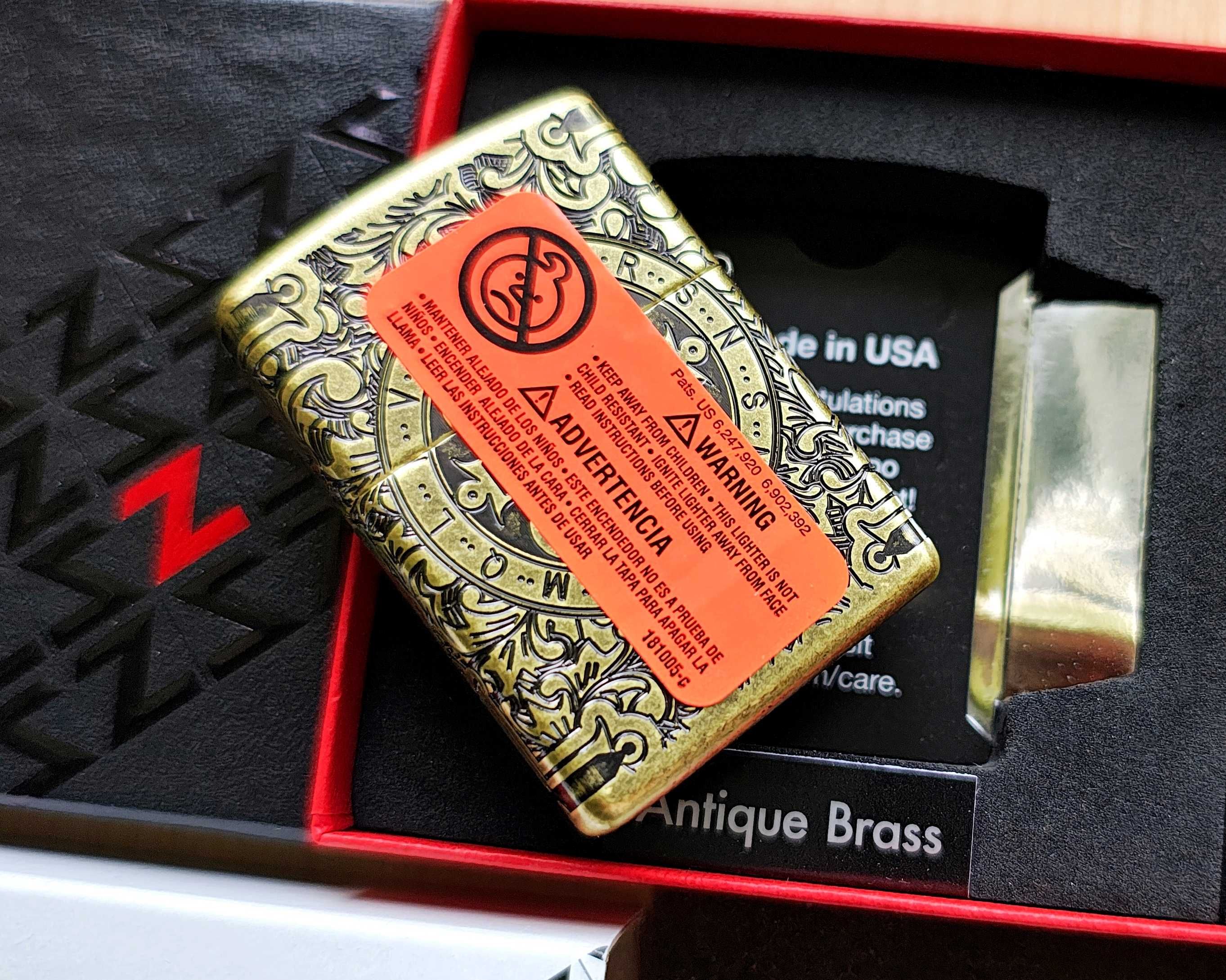 Brichetă Zippo nouă Armor Case St. Benedict (Constantine original)