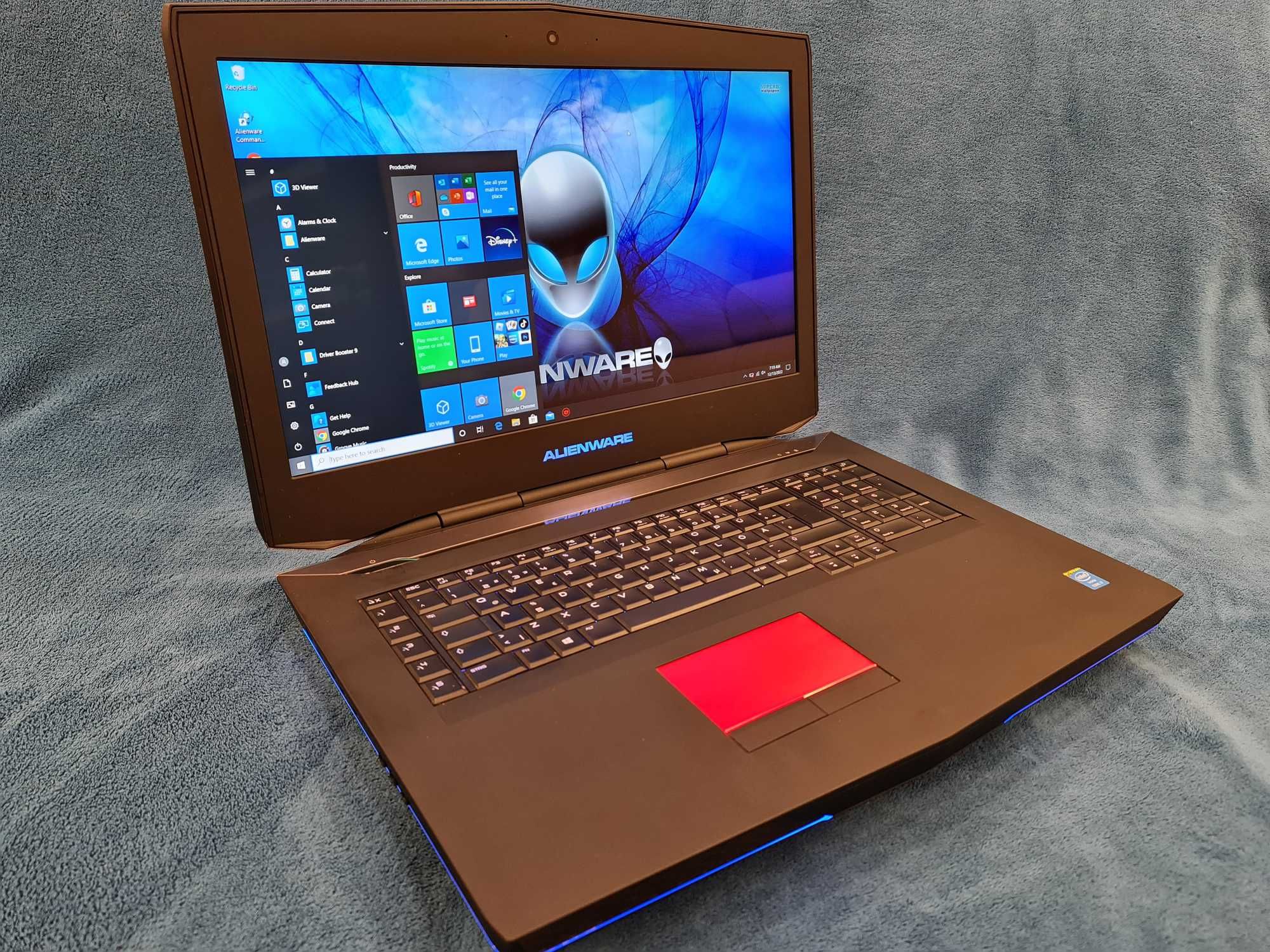laptop gaming ALIENWARE ,intel core i7, ecran mare de 18,4", ram 32 gb