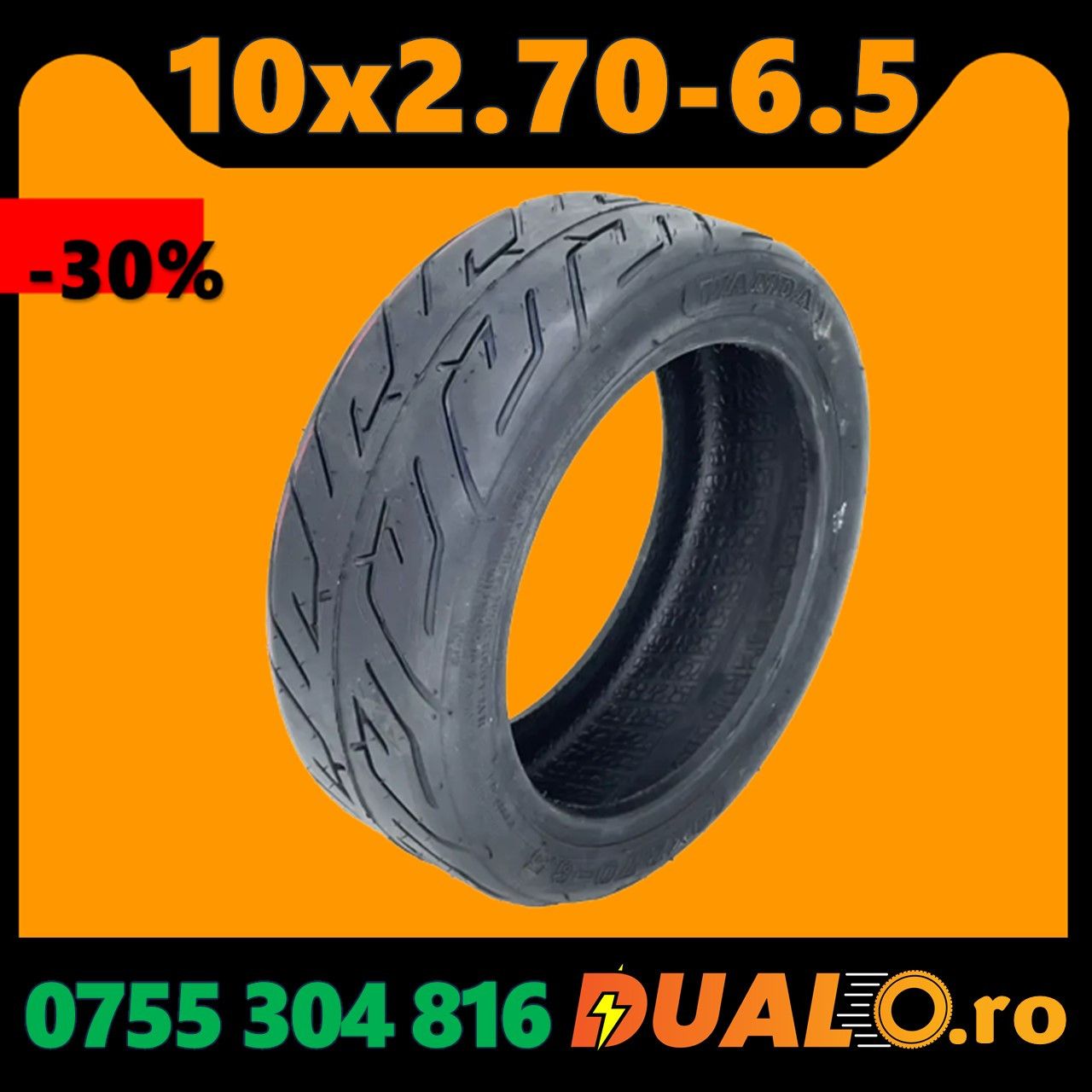 Cauciuc 10×2.7 65 (255×70) Chaoyang Tubeless