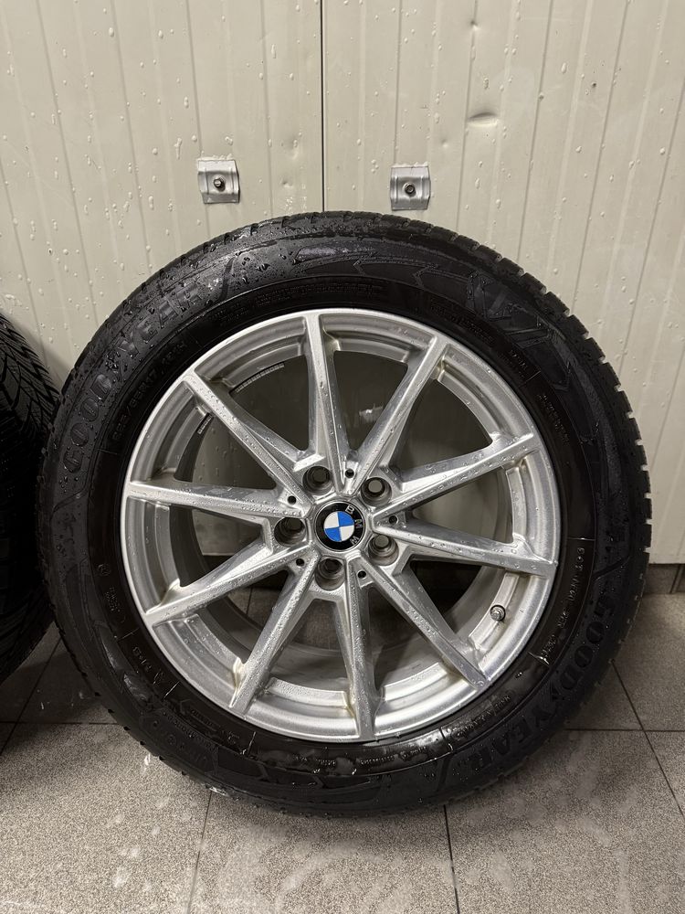 Jante+Anvelope BMW originale, R17, Seria 3, Seria 4, aliaj, 5x112
