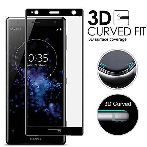 Закален 5D стъклен протектор за Sony Xperia XA1 XA2 XZ1 XZ2 XZ3