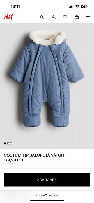 Combinezon bebelusi H&M marimea 68