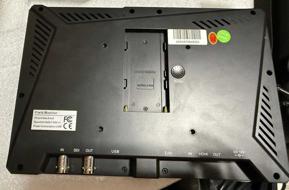 Monitor profesional Lilliput  A8S 4K 8.9″ HDMI and 3G-SDI    2 BUCATI