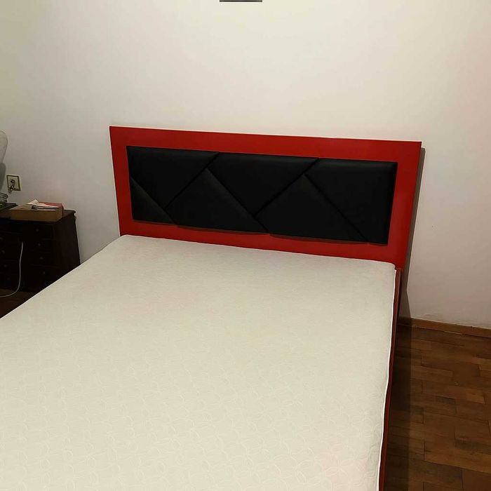 комплект спалня, гардероб, скрин, нощни щкафчета