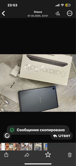 Samsung tab a7 lite с гарантией 32 гб + 1 тб карта памяти состояние ++
