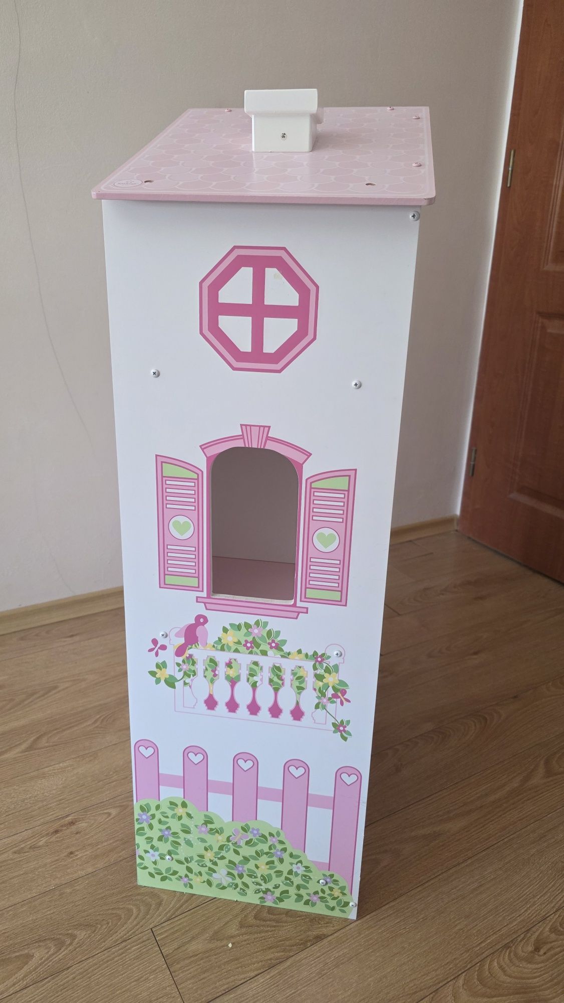 Детска библиотека и къща за кукли 2 в 1 KidKraft Dollhouse Cottage