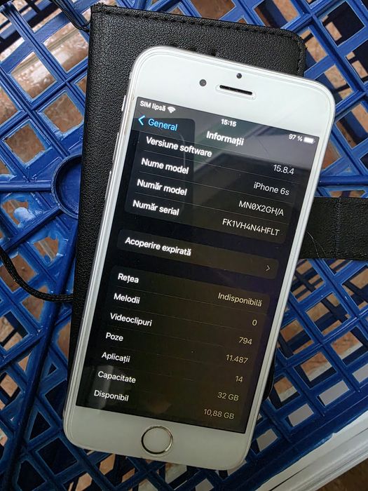 Iphone 6s, Stocare 32Gb