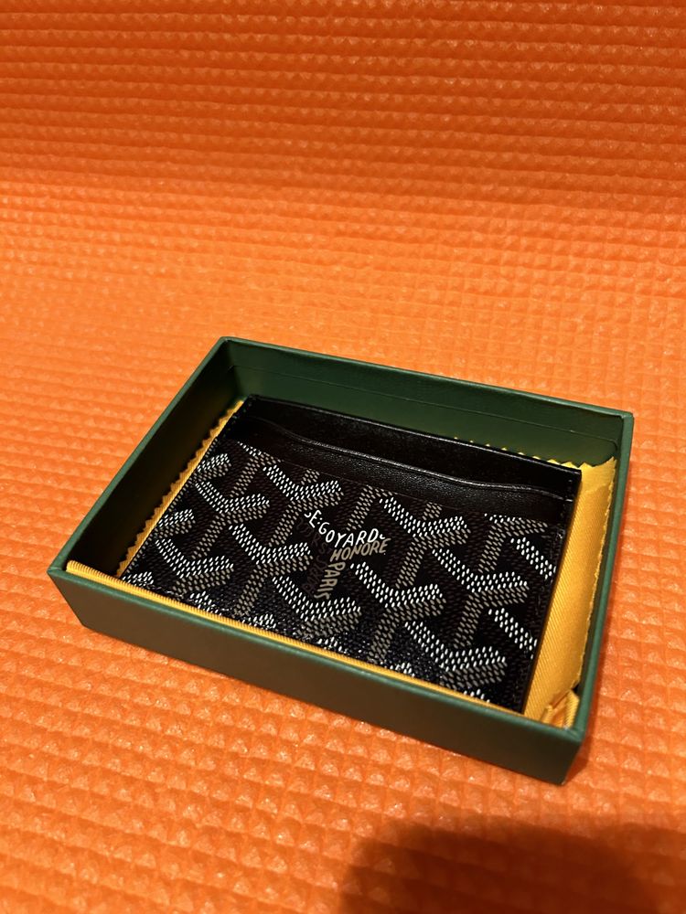 Portcard Cardholder Piele Goyard Negru