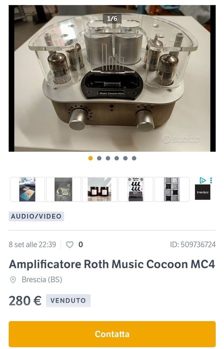 Amplificator cu tub hibrid Roth Music Coc