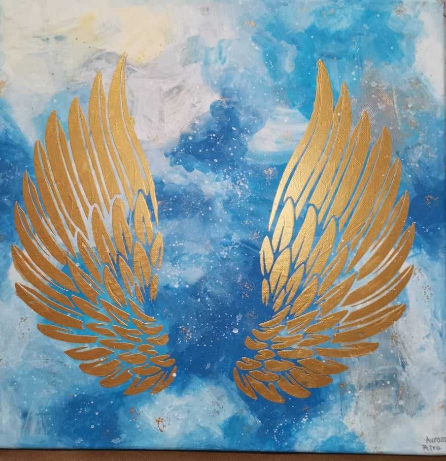 "Aripi de inger" - 40*40 cm