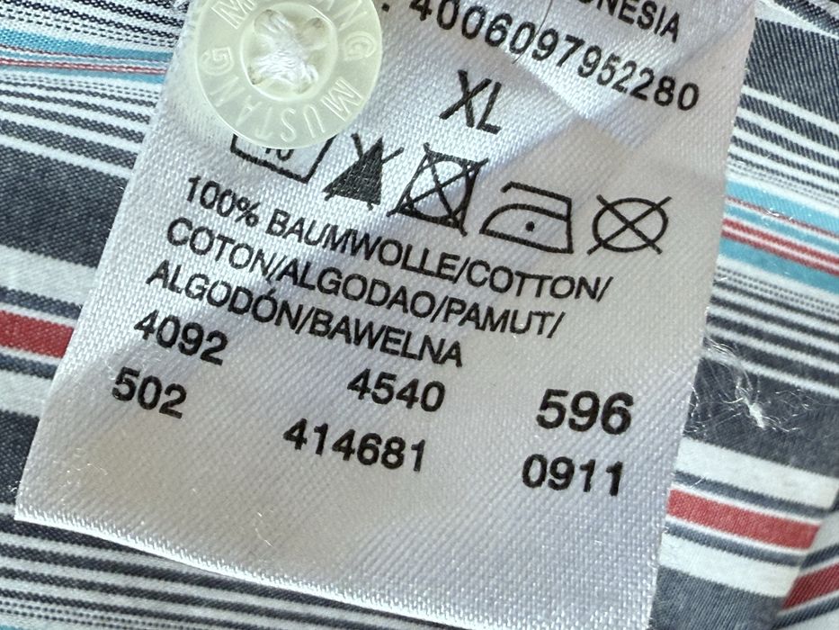 Camasa MUSTANG Maneca Scurta Dungi Barbati | Marime XL