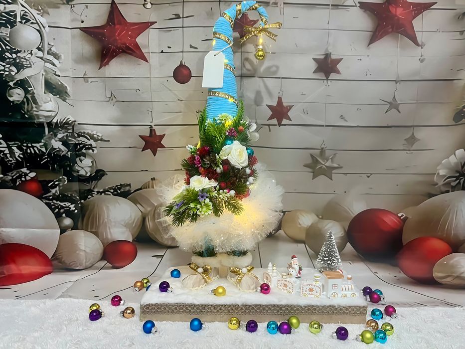 Bradut / Brazi hand made cadou craciun inaltime 55-60 cm