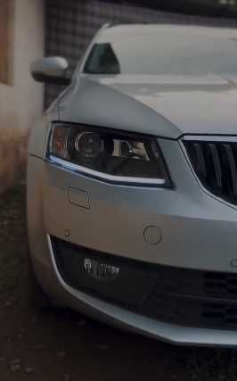 Schimbare / reparatie banda LED far - skoda...