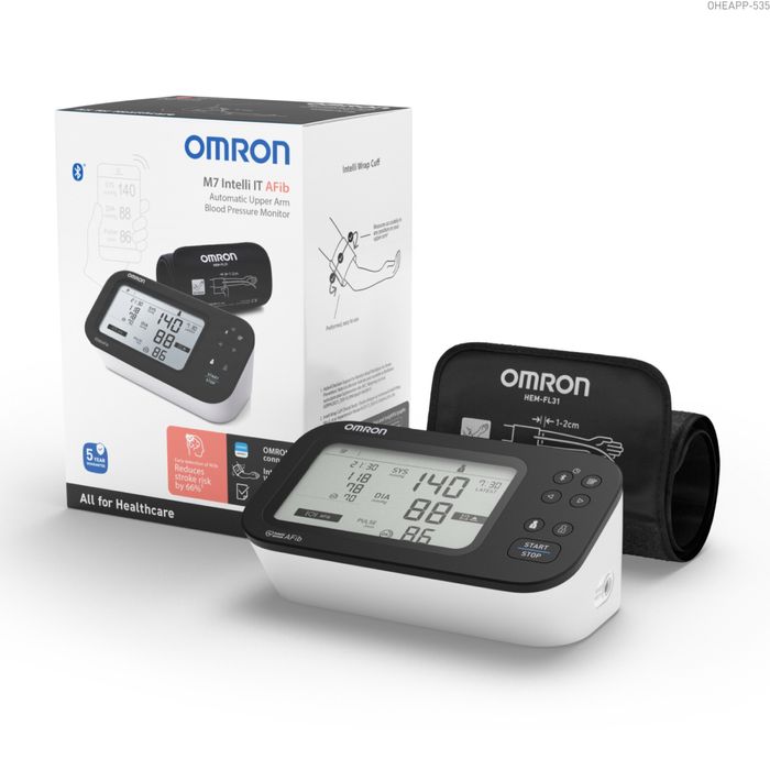 Тонометр Omron M7 intelli IT Afb  гарантия 1 год