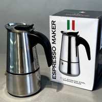 Гейзерная кофеварка Espresso maker. Оригинальная варка кофе