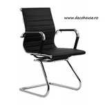 Scaun Conferinta DHO806 Otel cromat Piele 2 culori LIVRARE GRATUITA!