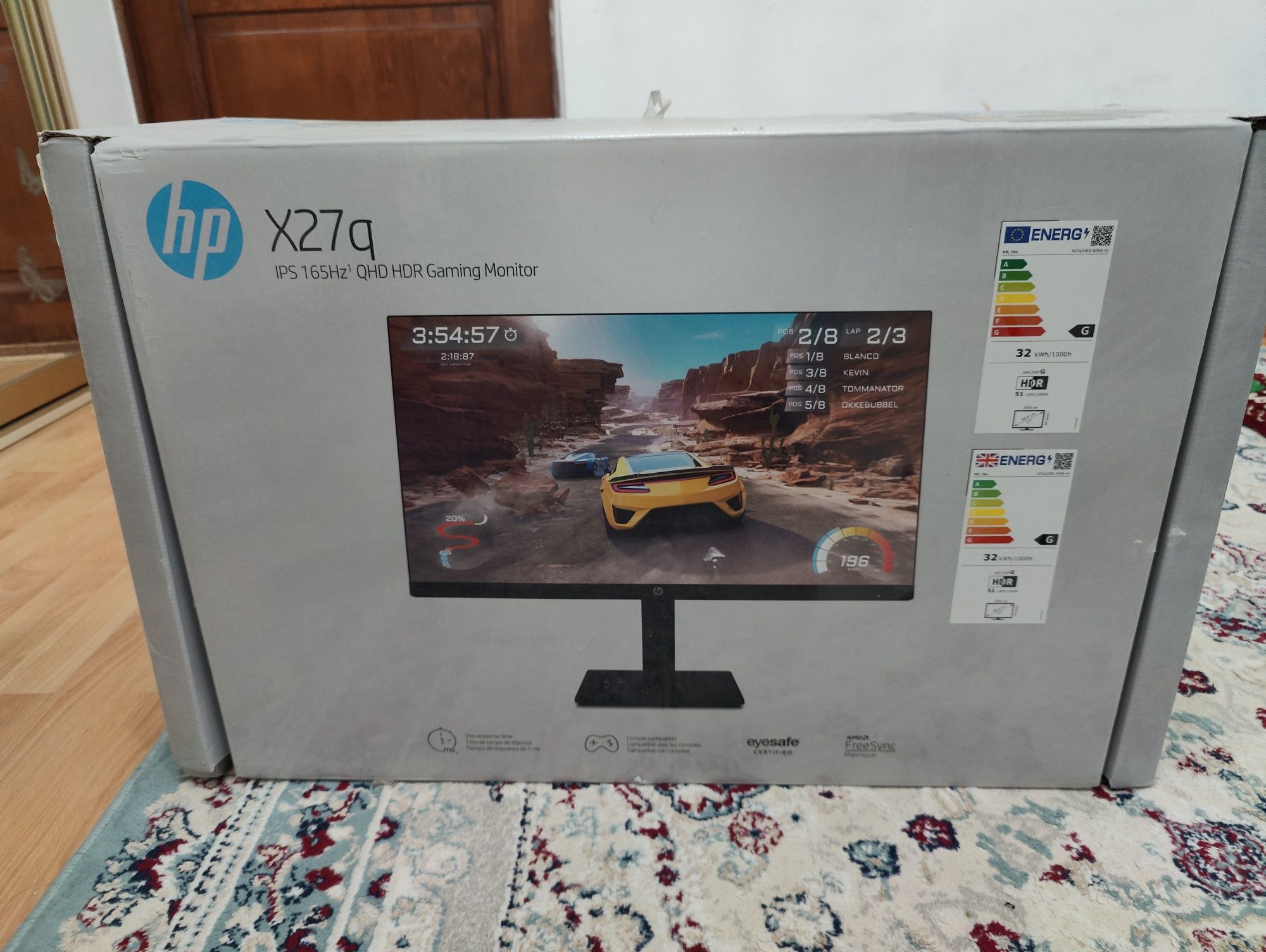 Монитор HP 27/165ghz/isp/1ms