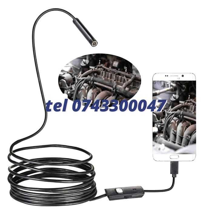 2 M Camera Endoscop boroscop 6 Led Inspectii Tehniceinstalatii