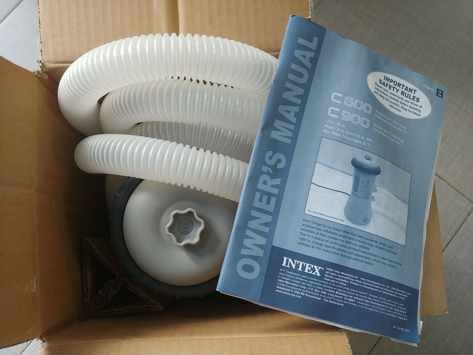 Помпа Intex C600 за басейн с филтър