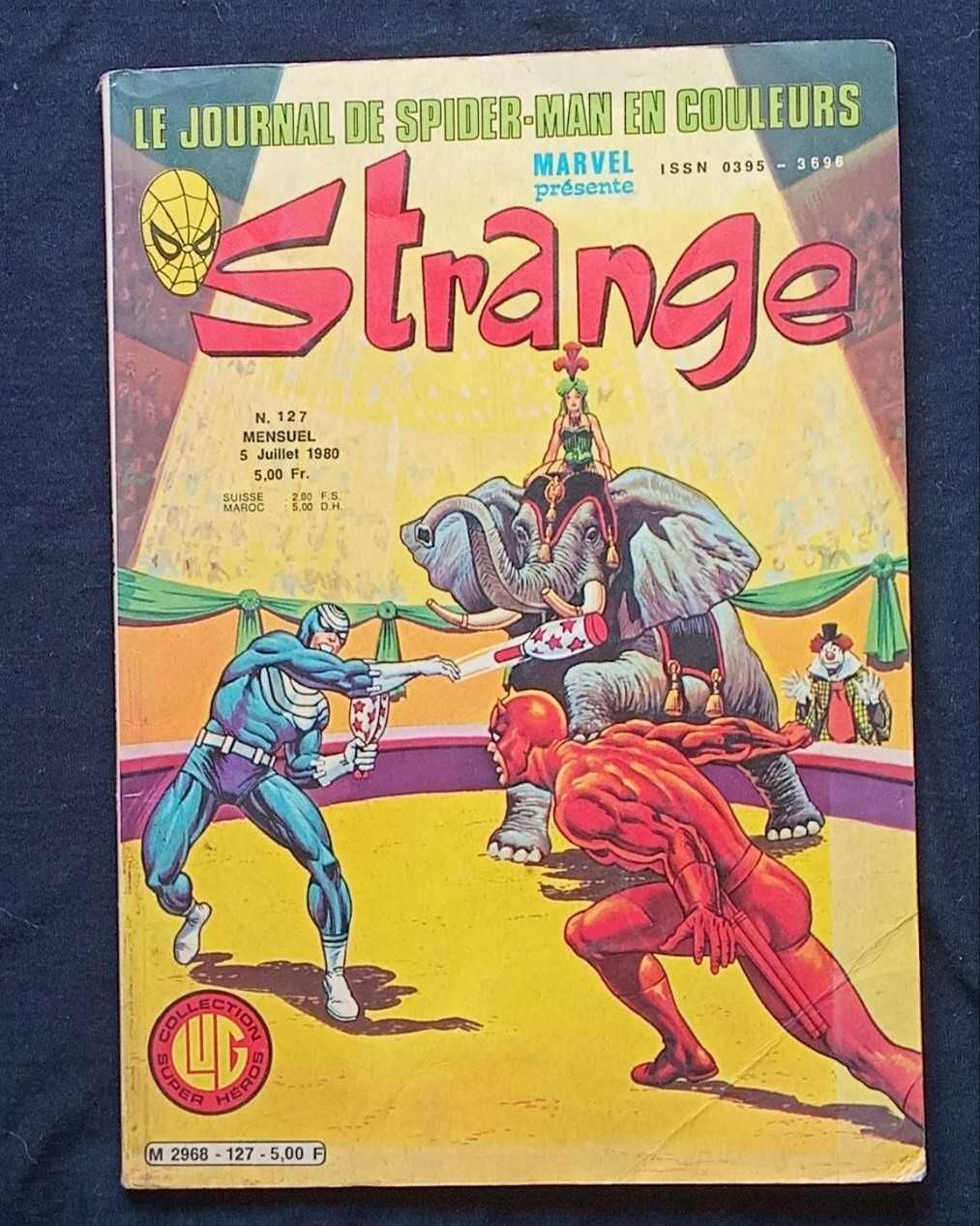 Френско комикс списание Marvel -Strange брой #102 #127 #130