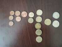 Monede 1,2,5,10,20,50 euro cenți și 2 euro