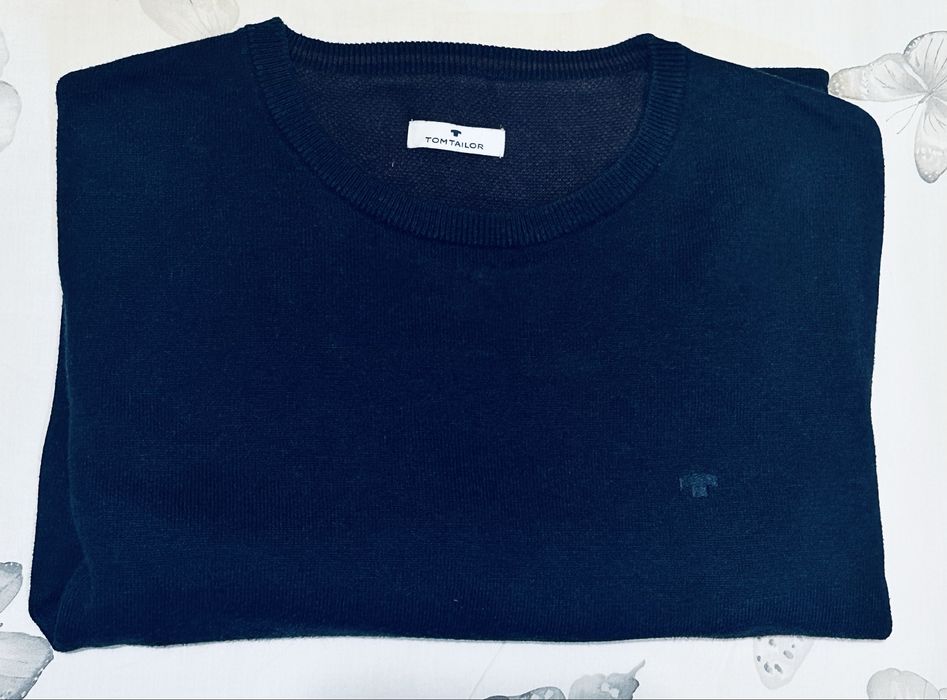 Pulover Tom Tailor albastru închis – L