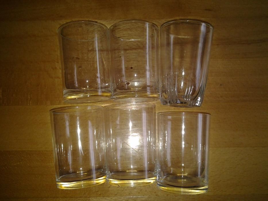 Set 5 + 1 Pahare sticla aperitiv 7 cm
