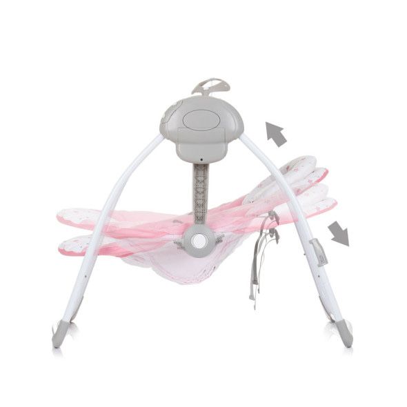 Електрически шезлонг/люлка Chipolino MOONLIGHT фламинго