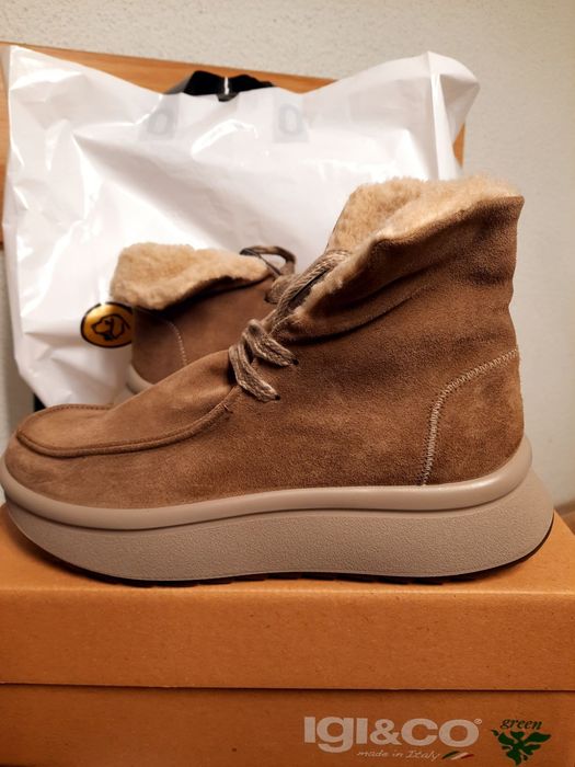 Дамски дизайнерски боти IGI&CO велурени