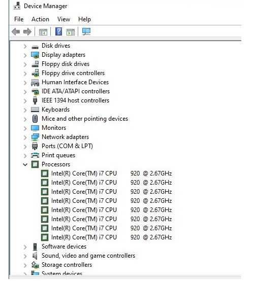 Procesor quad-core Intel I7-920 2.66GHz