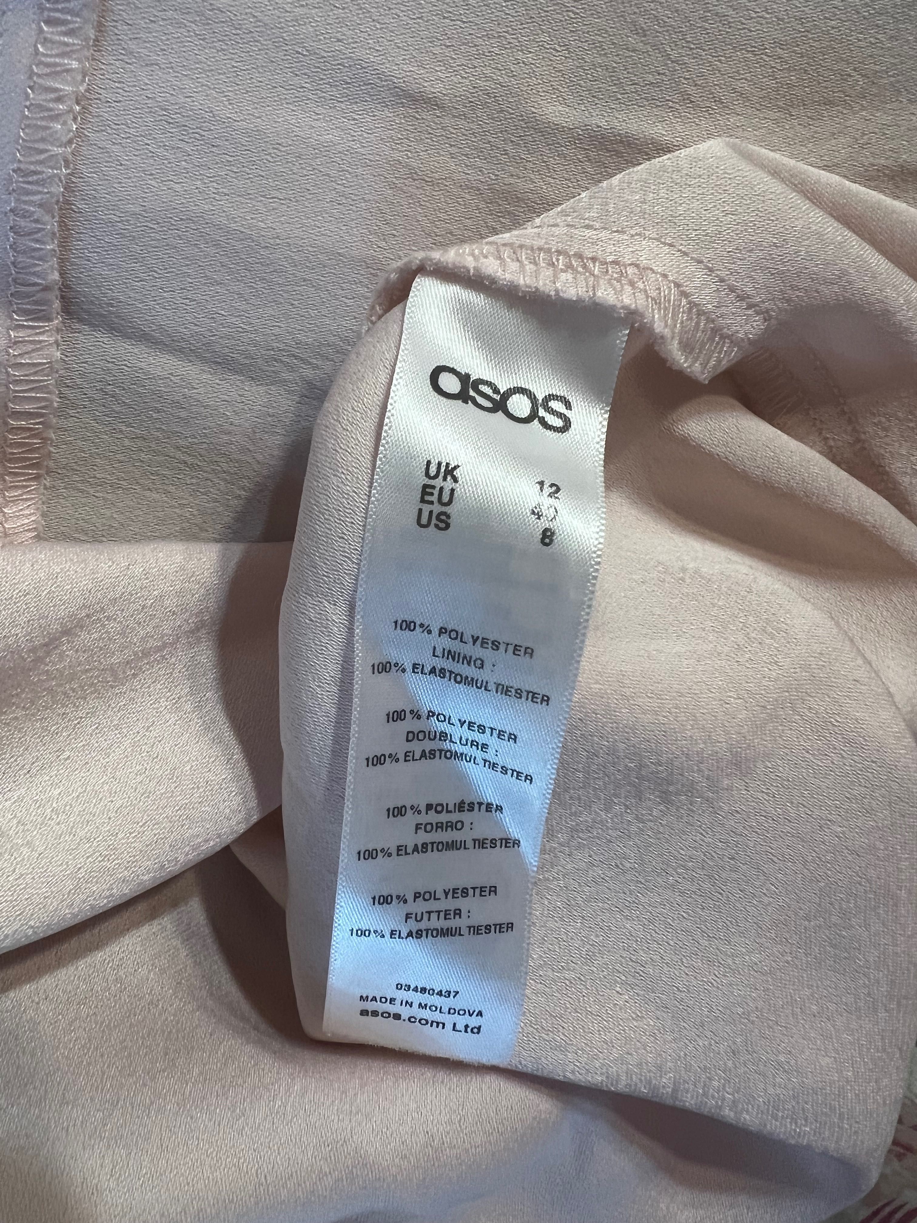 Rochie nouă Asos de ocazie roz pudră