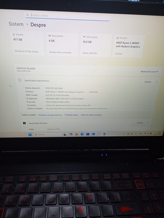 Laptop Acer Nitro 5 AMD RYzen 5