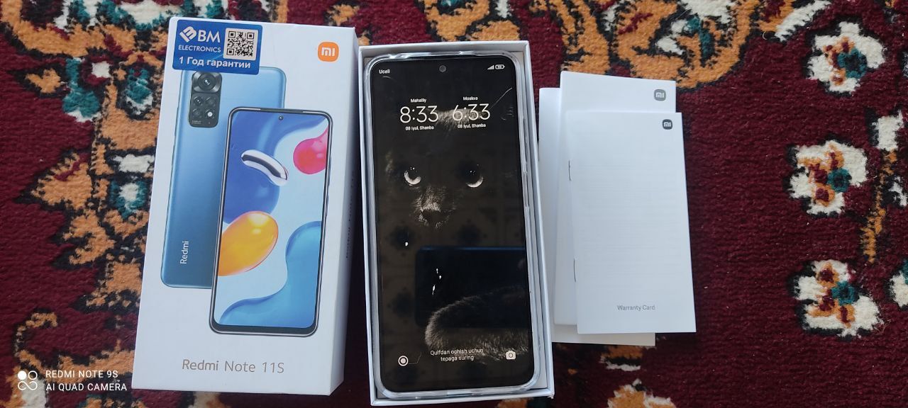 Redmi note 11 s  128 talik 6+2 aybi yuq