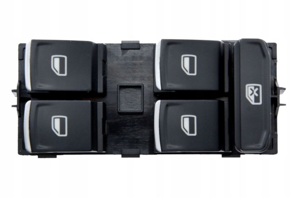 Бутон ключ за стъкла, Volkswagen, VW Passat B8, Golf 7, Polo 6, Хром