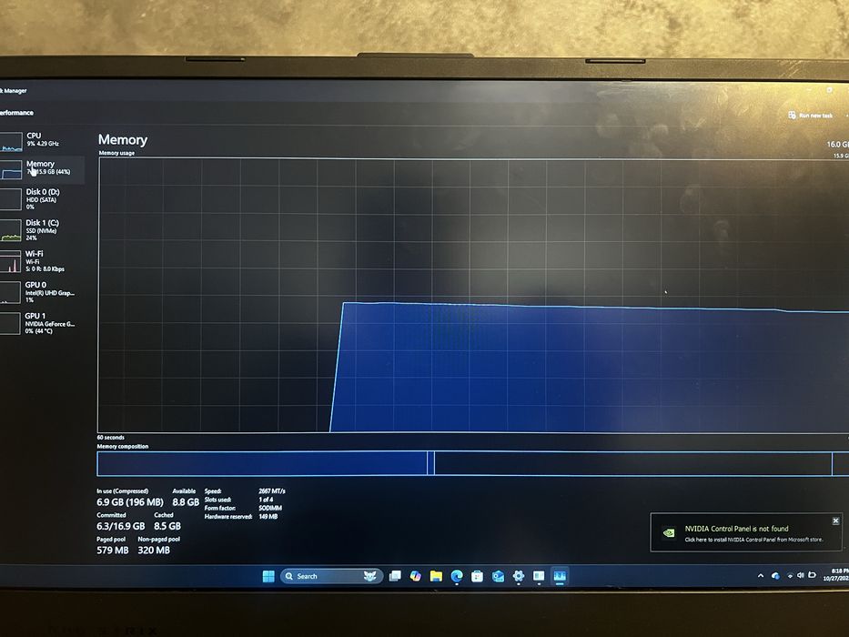 Laptop gaming RogStrix i7